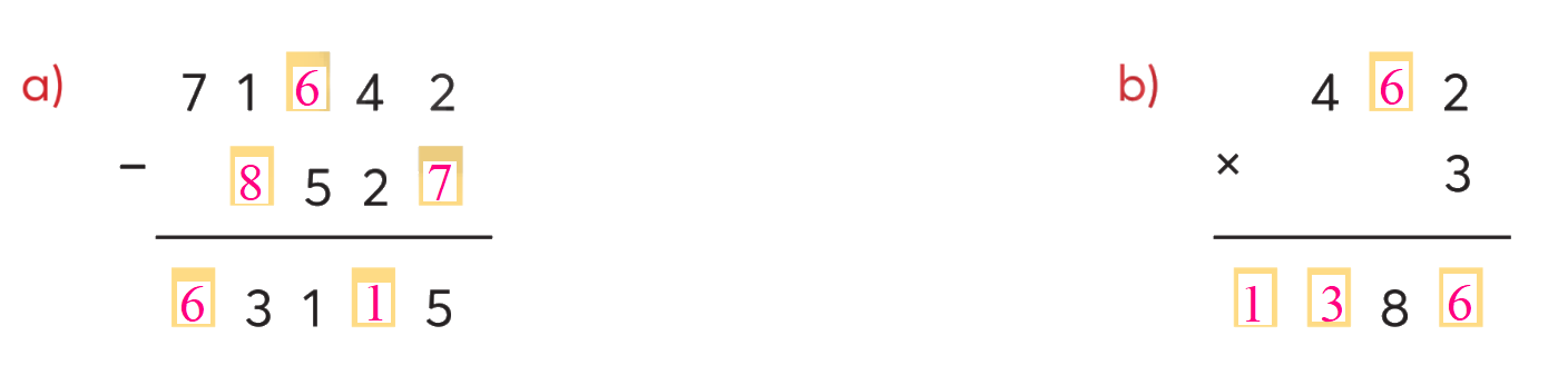 Toán lớp 3 trang 80 - Ôn tập các phép tính - SGK chân trời sáng tạo 8 2