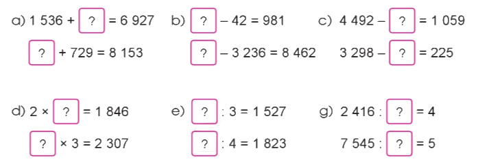Toán lớp 3 trang 81 - Luyện tập chung - SGK Cánh diều 1