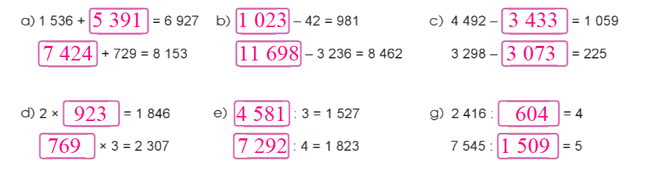 Toán lớp 3 trang 81 - Luyện tập chung - SGK Cánh diều 2