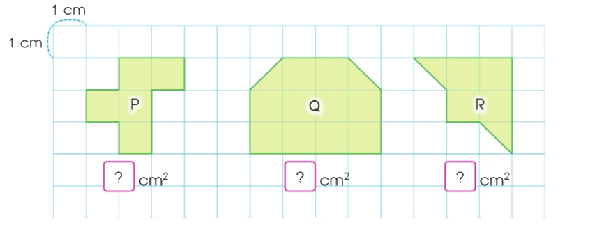 Toán lớp 3 trang 86 - Đơn vị đo diện tích. Xăng-ti-mét vuông - SGK Cánh diều 2 1