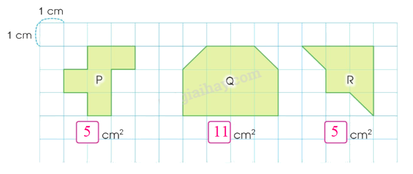 Toán lớp 3 trang 86 - Đơn vị đo diện tích. Xăng-ti-mét vuông - SGK Cánh diều 6