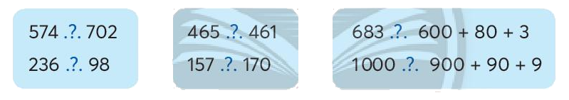 Toán lớp 3 trang 86 - Ôn tập các số trong phạm vi 1 000 - SGK Chân trời sáng tạo 1