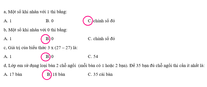 Toán lớp 3 trang 89 - Ôn tập các phép tính - SGK Chân trời sáng tạo 13