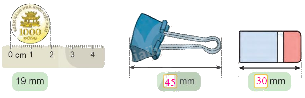 Toán lớp 3 trang 93 - Thực hành và trải nghiệm với các đơn vị Mi-li-mét, gam, mi-li-lít, độ C - SGK Kết nối tri thức 0 2