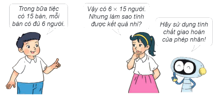 Toán lớp 4 trang 10 - Bài 40: Tính chất giao hoán và kết hợp của phép nhân - SGK Kết nối tri thức 2 1