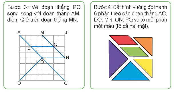 Toán lớp 4 trang 101 - Bài 30: Thực hành và trải nghiệm vẽ hai đường thẳng song song - SGK Kết nối tri thức 1 2