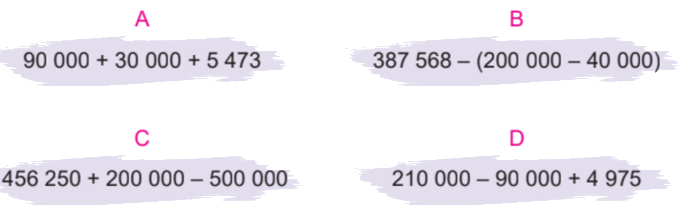 Toán lớp 4 trang 118 - Bài 34: Ôn tập phép cộng, phép trừ - SGK Kết nối tri thức 2