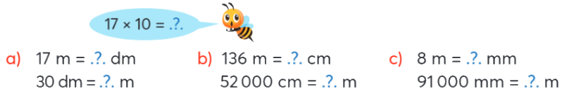 Toán lớp 4 trang 15 - Bài 45: Nhân với 10, 100, 1 000, ... Chia cho 10, 100, 1 000, ... - SGK Chân trời sáng tạo 1 1
