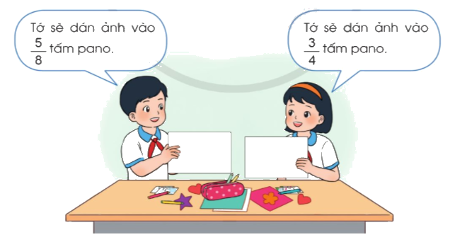 Toán lớp 4 trang 20 - Bài 60: Quy đồng mẫu số các phân số - SGK Cánh diều 4 1