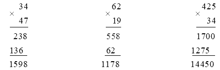 Toán lớp 4 trang 21 - Bài 43: Nhân với số có hai chữ số - SGK Kết nối tri thức 12