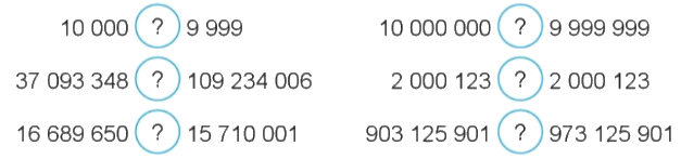 Toán lớp 4 trang 23 - Bài 9: So sánh các số có nhiều chữ số - SGK Cánh diều 0 1