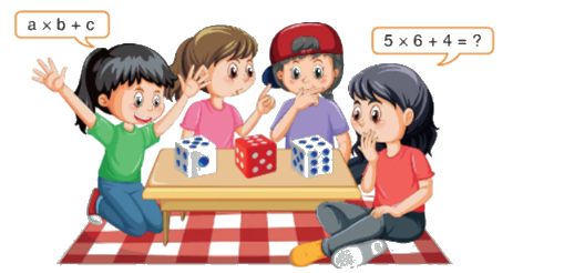 Toán lớp 4 trang 26 - Bài 18: Biểu thức chứa ba chữ - SGK Bình Minh 2 1