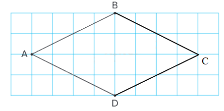 Toán lớp 4 trang 30 - Bài 55: Hình thoi - SGK Chân trời sáng tạo 3 2
