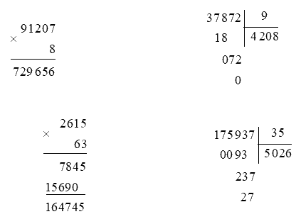 Toán lớp 4 trang 33 - Bài 48: Luyện tập chung - SGK Kết nối tri thức 3