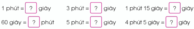 Toán lớp 4 trang 37 - Bài 15: Giây - SGK Cánh diều 1 1
