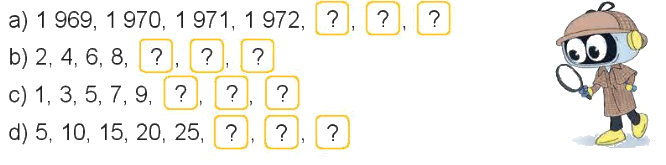 Toán lớp 4 trang 50 - Bài 15: Làm quen với dãy số tự nhiên - SGK Kết nối tri thức 8