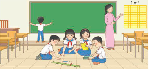 Toán lớp 4 trang 50 - Bài 21: Mét vuông - SGK Chân trời sáng tạo 0 1