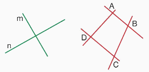 Toán lớp 4 trang 51 - Bài 40. Hai đường thẳng vuông góc - SGK Bình Minh 1