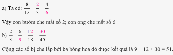 Toán lớp 4 trang 57 - Bài 55 : Tính chất cơ bản của phân số - SGK Kết nối tri thức 5 3