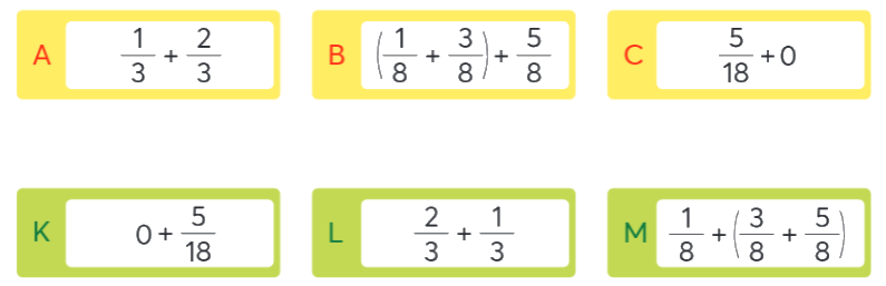 Toán lớp 4 trang 57 - Bài 68: Cộng hai phân số cùng mẫu số - SGK chân trời sáng tạo 1