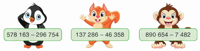 Toán lớp 4 trang 59 - Bài 48. Luyện tập - SGK Bình Minh 1 1