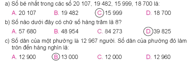 Toán lớp 4 trang 6 - Bài 1: Ôn tập các số đến 100 000 - SGK kết nối tri thức 12