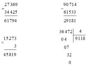 Toán lớp 4 trang 6 - Bài 1: Ôn tập về số và phép tính trong phạm vi 100 000 - SGK Cánh diều 2 1