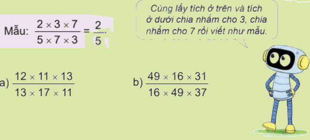 Toán lớp 4 trang 60 - Bài 56: Rút gọn phân số - SGK Kết nối tri thức 4 1