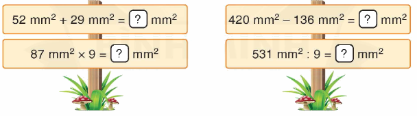 Toán lớp 4 trang 62 - Bài 135: Mi-li-mét vuông - SGK Bình Minh 2