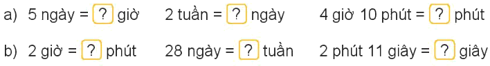 Toán lớp 4 trang 67 - Bài 19: Giây, thế kỉ - SGK Kết nối tri thức 5