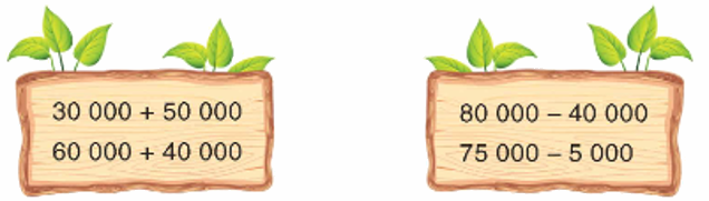 Toán lớp 4 trang 7 - Bài 2: Ôn tập về phép cộng và phép trừ - SGK Bình Minh 1