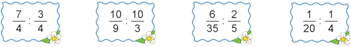 Toán lớp 4 trang 70 - Bài 84: Phép chia phân số - SGK Cánh diều 1