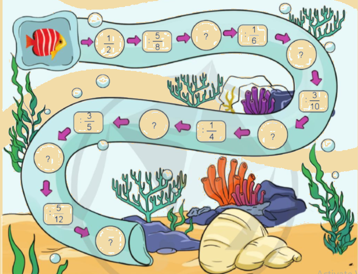 Toán lớp 4 trang 70 - Bài 84: Phép chia phân số - SGK Cánh diều 2 1