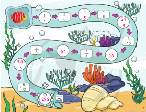 Toán lớp 4 trang 70 - Bài 84: Phép chia phân số - SGK Cánh diều 2 2