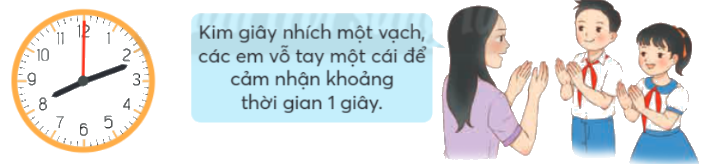 Toán lớp 4 trang 76 - Bài 34: Giây - SGK Chân trời sáng tạo 1