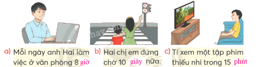 Toán lớp 4 trang 76 - Bài 34: Giây - SGK Chân trời sáng tạo 5