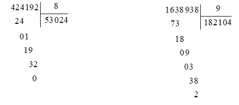 Toán lớp 4 trang 81 - Bài 68: Chia cho số có một chữ số - SGK Bình Minh 2