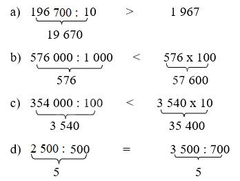 Toán lớp 4 trang 83 - Bài 156: Ôn tập về các phép tính với số tự nhiên (tiếp theo) - SGK Bình Minh 2