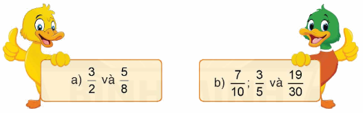 Toán lớp 4 trang 86 - Bài 159: Ôn tập về phân số - SGK Bình Minh 3 1
