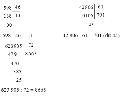 Toán lớp 4 trang 86 - Bài 73: Chia cho số có hai chữ số (tiếp theo) - SGK Bình Minh 0 2
