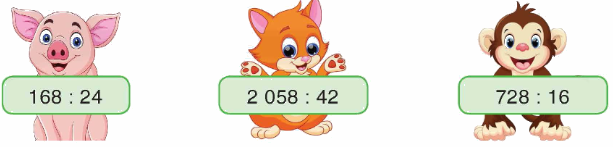 Toán lớp 4 trang 86 - Bài 73: Chia cho số có hai chữ số (tiếp theo) - SGK Bình Minh 3