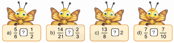 Toán lớp 4 trang 87 - Bài 160: Ôn tập về phân số (tiếp theo) - SGK Bình Minh 0 1