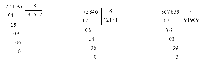 Toán lớp 4 trang 87 - Bài 38: Chia cho số có một chữ số - SGK Cánh diều 0 2