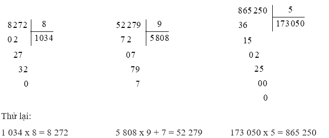 Toán lớp 4 trang 87 - Bài 38: Chia cho số có một chữ số - SGK Cánh diều 6