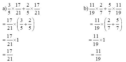 Toán lớp 4 trang 87 - Bài 63: Phép nhân phân số - SGK Kết nối tri thức 15