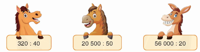 Toán lớp 4 trang 89 - Bài 76: Chia hai số có tận cùng là chữ số 0 - SGK Bình Minh 0 1