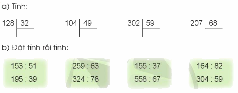 Toán lớp 4 trang 93 - Bài 41: Luyện tập - SGK Cánh diều 2