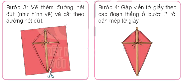 Toán lớp 4 trang 94 - Bài 28: Thực hành và trải nghiệm vẽ hai đường thẳng vuông góc - SGK Kết nối tri thức 4 2