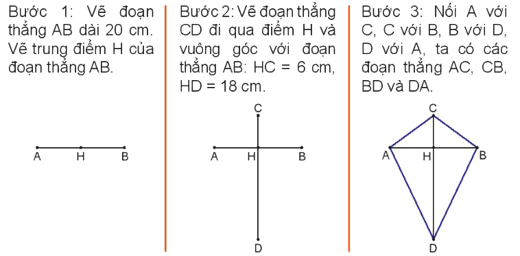 Toán lớp 4 trang 94 - Bài 28: Thực hành và trải nghiệm vẽ hai đường thẳng vuông góc - SGK Kết nối tri thức 10