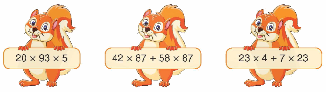 Toán lớp 4 trang 95 - Bài 81: Ôn tập chủ đề 3 - SGK Bình Minh 1 1